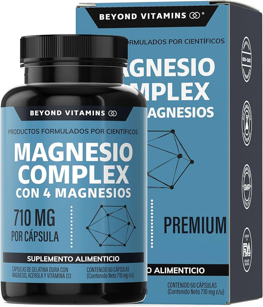 Magnesio Complex Ultra — Soporte Integral de Máximo Rendimiento (180 Cápsulas)