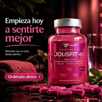 Jousfit 4U — Salud Digestiva, Balance Clínico y Cuidado de la Piel (60 Cápsulas)
