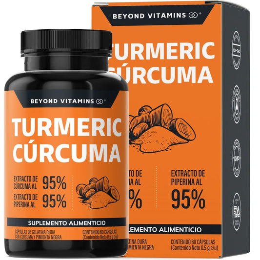 Turmeric Cúrcuma  — Máxima Absorción con Piperina al 95% (150 Cápsulas)