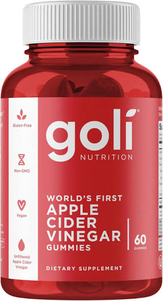 Goli® Vinagre de Sidra de Manzana — Digestión, Control de Apetito y Energía (60 Gomitas)